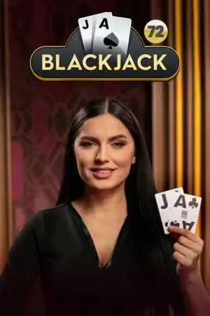 Kvindelig dealer ved et live blackjack-bord fra Pragmatic Play Live